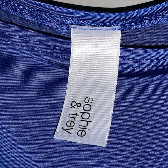 sophie and trey blue mini dress - Picture 2 of 2